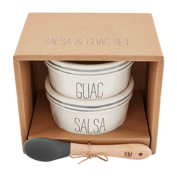 Ceramic Salsa And Guac Set