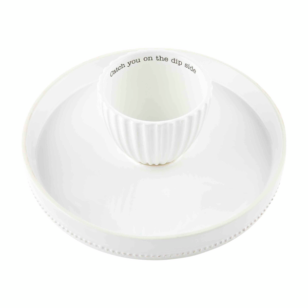 Reversible Pedestal Chip And Dip Set