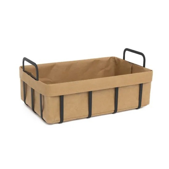Modern metal Washable Paper storage basket